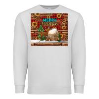 Dove Grey merry christmas cookies buffalo plaid Premium Sweatshirt - Jasminsmagicworld