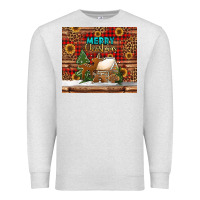 Oatmeal Heather merry christmas cookies buffalo plaid Premium Sweatshirt - Jasminsmagicworld