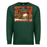 Sports Green merry christmas cookies buffalo plaid Premium Sweatshirt - Jasminsmagicworld