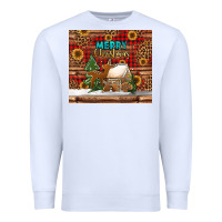 White merry christmas cookies buffalo plaid Premium Sweatshirt - Jasminsmagicworld