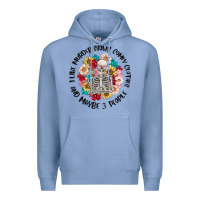 Colony Blue i like murder shows comfy clothes and like 3 peopl Premium Hoodie - MaliasSmallBusiness