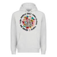 Dove Grey i like murder shows comfy clothes and like 3 peopl Premium Hoodie - MaliasSmallBusiness
