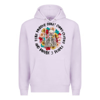 Lilac i like murder shows comfy clothes and like 3 peopl Premium Hoodie - MaliasSmallBusiness