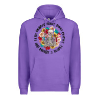 Purple i like murder shows comfy clothes and like 3 peopl Premium Hoodie - MaliasSmallBusiness