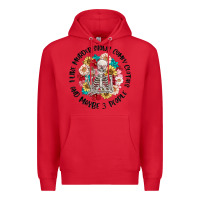 Red i like murder shows comfy clothes and like 3 peopl Premium Hoodie - MaliasSmallBusiness