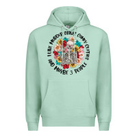 Seafoam i like murder shows comfy clothes and like 3 peopl Premium Hoodie - MaliasSmallBusiness