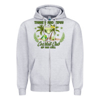Tanned And Tipsy Cocktail Club Sip And Chill Zipper Hoodie | Teevron
