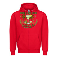 Red tanned and tipsy cocktail club sip and chill Zipper Hoodie - JahusDesignShop