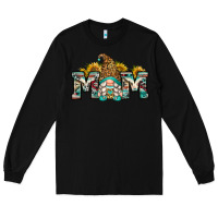Black mom gnome Long Sleeve Tee - Zillion Design Studio