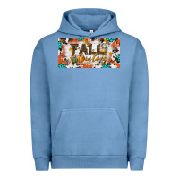 Pigment Pebble Blue fall in love license plate Urban Hoodie - BundleAndBundleShop