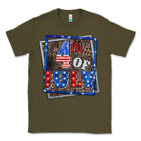 Army Green 4th of July  4th of july Classic Tee - CowGirlArtShop