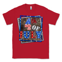 Red 4th of July  4th of july Classic Tee - CowGirlArtShop