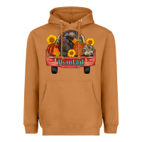 Meerkat thankful turkey truck Heavyweight Hoodie - AdoDesignShop