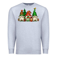 Heather Grey christmas gnomes Premium Sweatshirt - Jasminsmagicworld