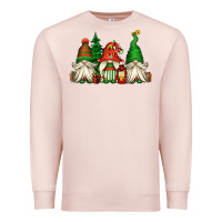 Pale Pink christmas gnomes Premium Sweatshirt - Jasminsmagicworld