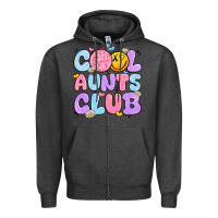 Charcoal Heather cool aunts club Zipper Hoodie - JahusDesignShop