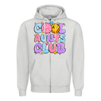 Dove Grey cool aunts club Zipper Hoodie - JahusDesignShop