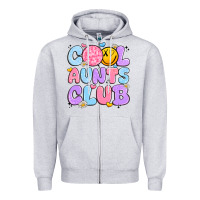 Heather Grey cool aunts club Zipper Hoodie - JahusDesignShop
