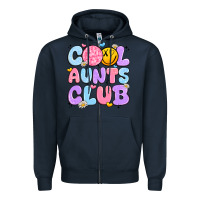 Navy cool aunts club Zipper Hoodie - JahusDesignShop