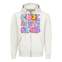 Oatmeal Heather cool aunts club Zipper Hoodie - JahusDesignShop