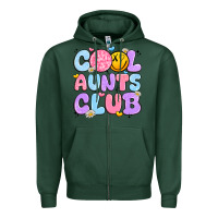Sports Green cool aunts club Zipper Hoodie - JahusDesignShop