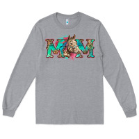 Heather Grey mom horse Long Sleeve Tee - Zillion Design Studio