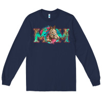 Navy mom horse Long Sleeve Tee - Zillion Design Studio