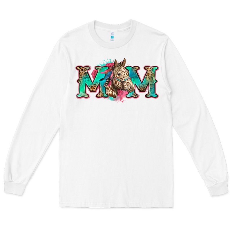 Mom Horse Long Sleeve Tee by Zillion Design Studio | Teevron