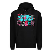 Black crafting queen Premium Hoodie - NancyCooperArtShop