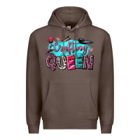 Coffee crafting queen Premium Hoodie - NancyCooperArtShop