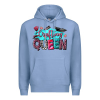 Colony Blue crafting queen Premium Hoodie - NancyCooperArtShop
