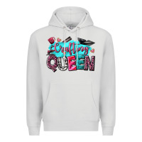 Dove Grey crafting queen Premium Hoodie - NancyCooperArtShop
