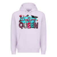 Lilac crafting queen Premium Hoodie - NancyCooperArtShop