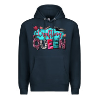 Navy crafting queen Premium Hoodie - NancyCooperArtShop