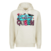 Oatmeal Heather crafting queen Premium Hoodie - NancyCooperArtShop