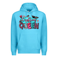 Ocean Blue crafting queen Premium Hoodie - NancyCooperArtShop