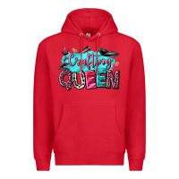 Red crafting queen Premium Hoodie - NancyCooperArtShop