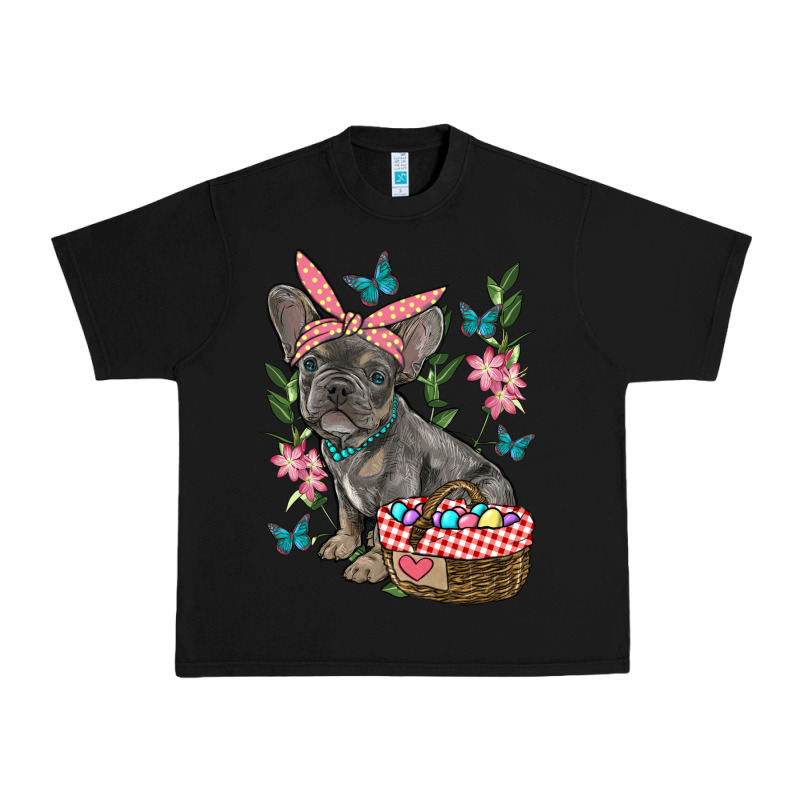 Easter French Bulldog Urban Heavy Tee by RanaPortraitStore | Teevron
