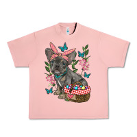 Salmon easter french bulldog Urban Heavy Tee - RanaPortraitStore
