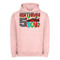 Pigment Salmon birthday boy 5 Urban Hoodie - BundleAndBundleShop