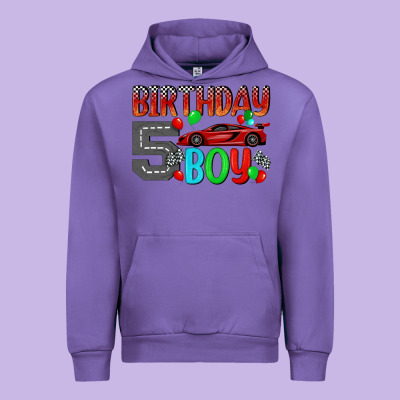 Birthday Boy 5 Urban Hoodie Designed By Bundleandbundleshop