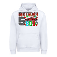 White birthday boy 5 Urban Hoodie - BundleAndBundleShop
