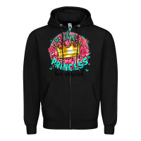 Black the princesshas arrived Zipper Hoodie - AdoDesignShop