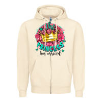 Sandshell the princesshas arrived Zipper Hoodie - AdoDesignShop