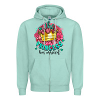 Seafoam the princesshas arrived Zipper Hoodie - AdoDesignShop
