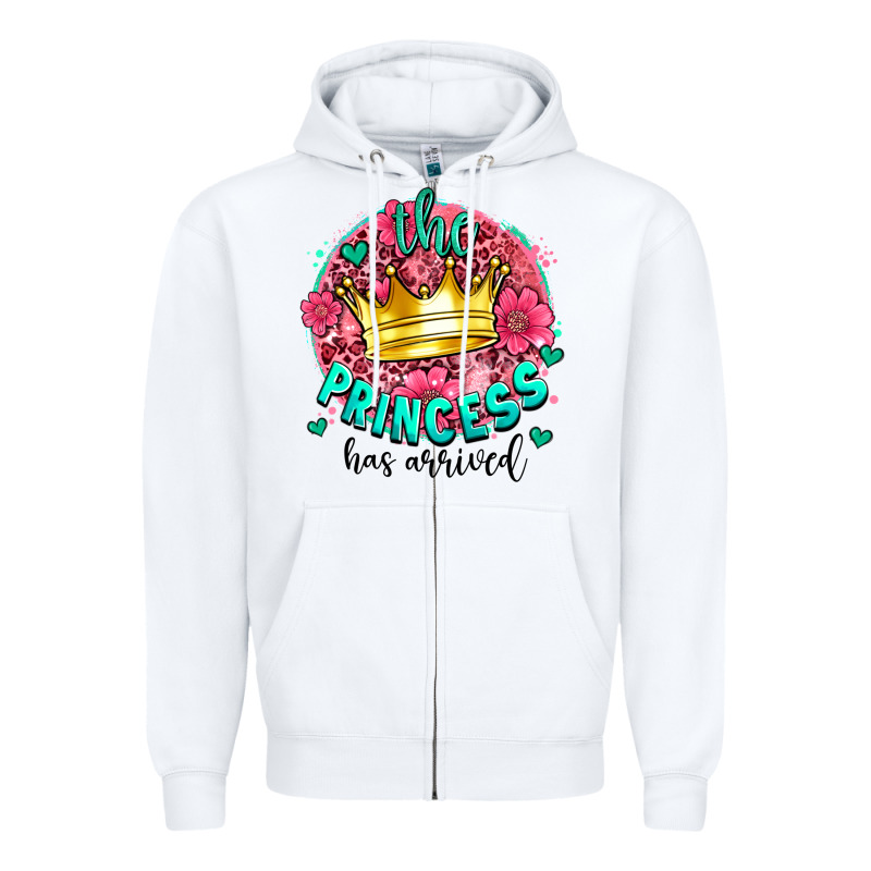 The Princesshas Arrived Zipper Hoodie by AdoDesignShop | Teevron