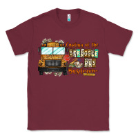 Burgundy Captain Of Struggle Bus Busdrive Classic Tee - CowhideDigitalArt