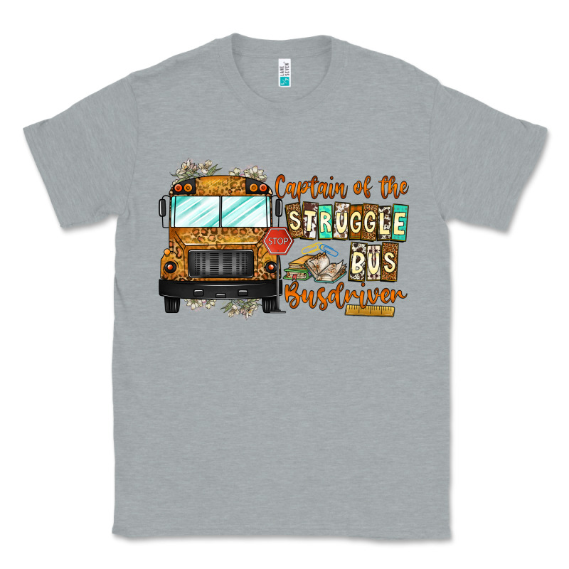 Captain Of Struggle Bus Busdrive Classic Tee by CowhideDigitalArt | Teevron