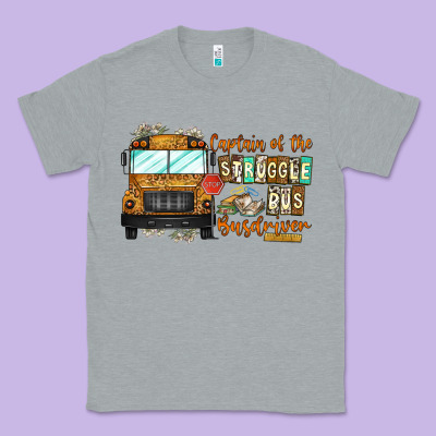 Captain Of Struggle Bus Busdrive Classic Tee Designed By Cowhidedigitalart