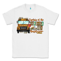 White Captain Of Struggle Bus Busdrive Classic Tee - CowhideDigitalArt